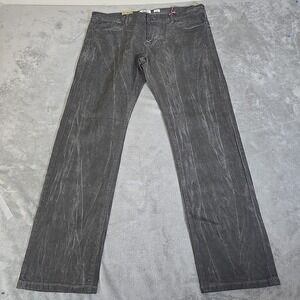 Decibel Jeans Mens‎ 38X34 Gray Straight Custim Fit Reinforced Casual Workwear